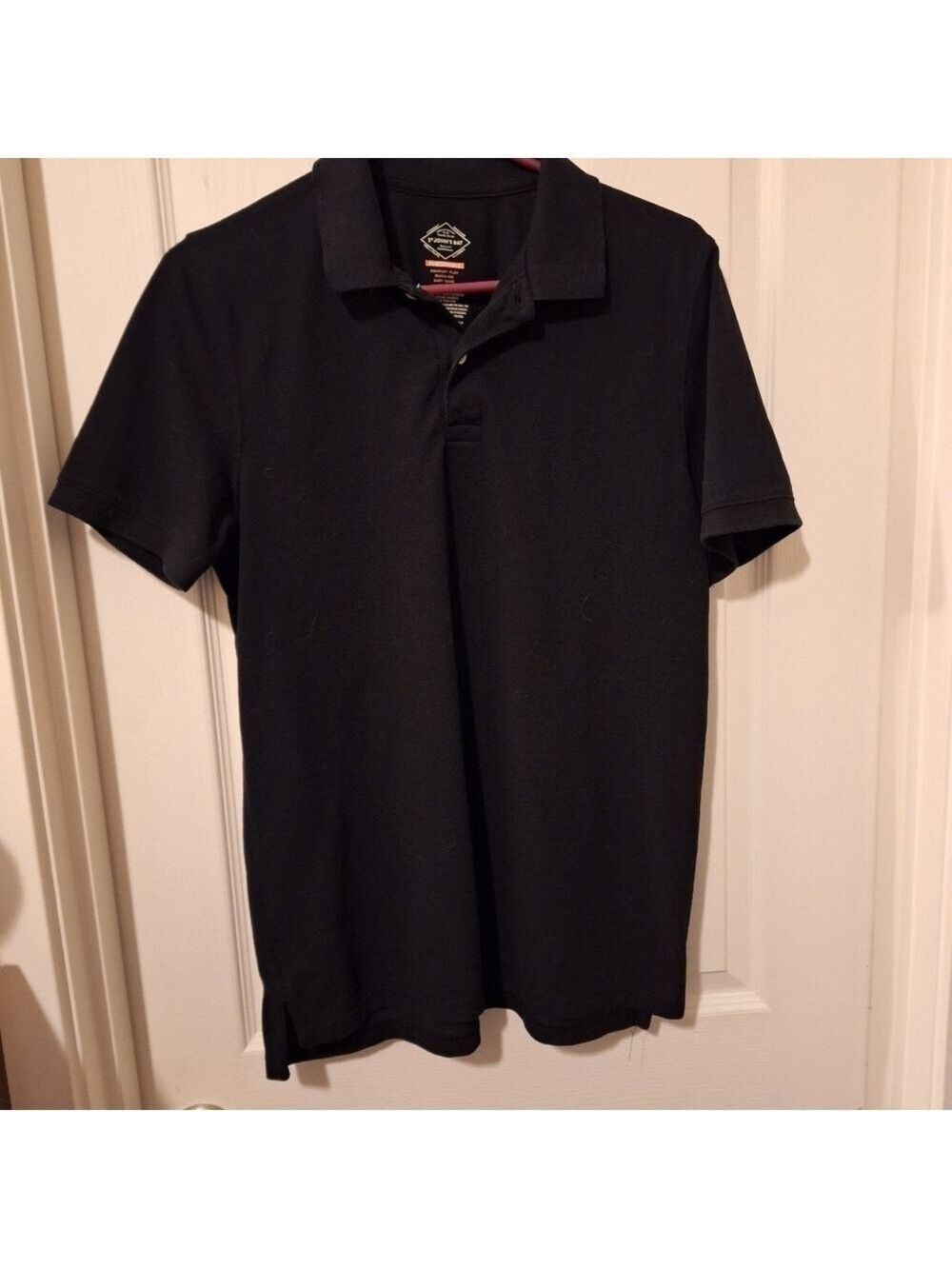 Mens Polo Shirt Black Small